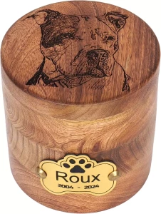 Urne funéraire personnalisée pour cendres de chien